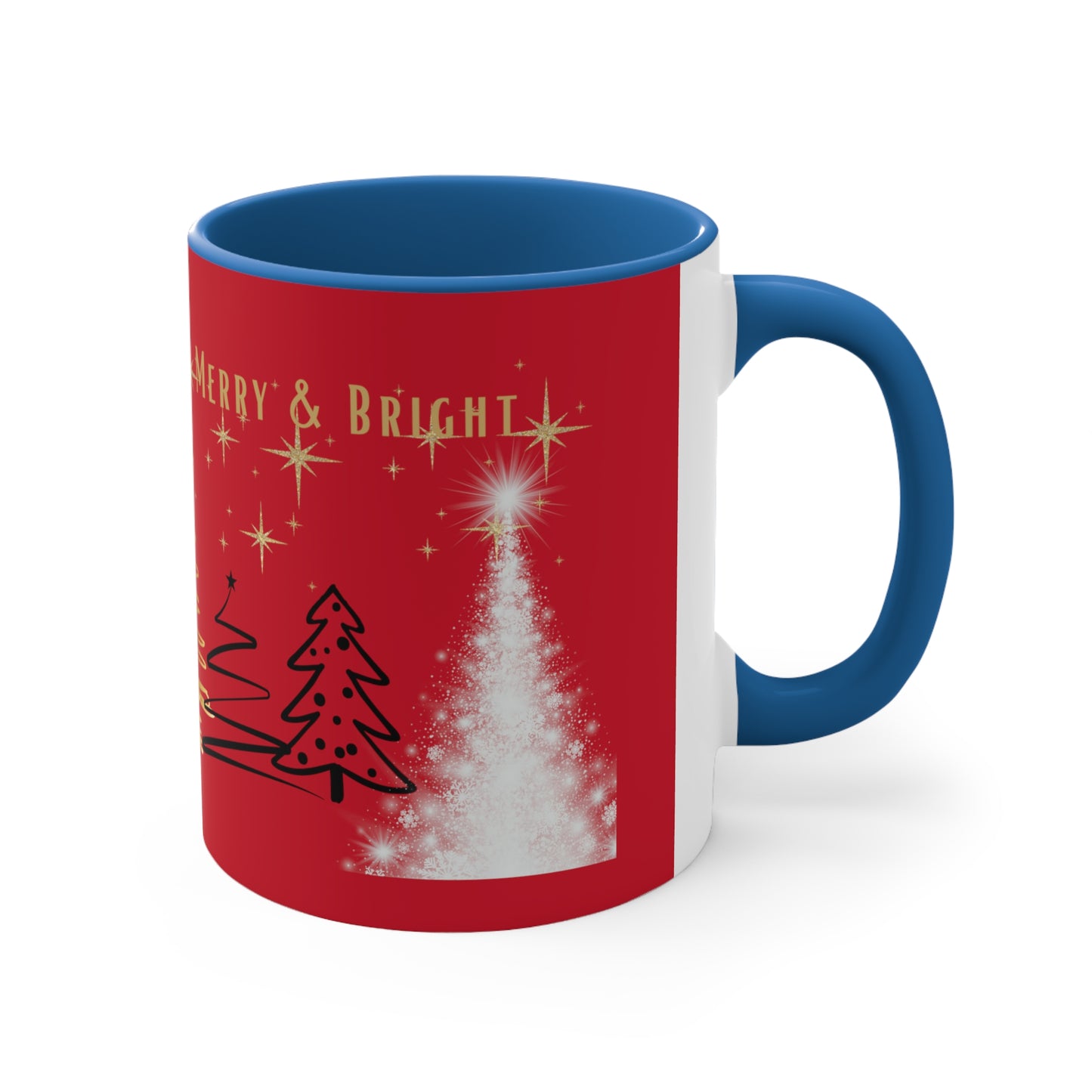 Merry Christmas Coffee Mug, Holiday Mug, Hot Chocolate Mug, Holiday Cheer, Red Coffee Mug, Christmas Mug