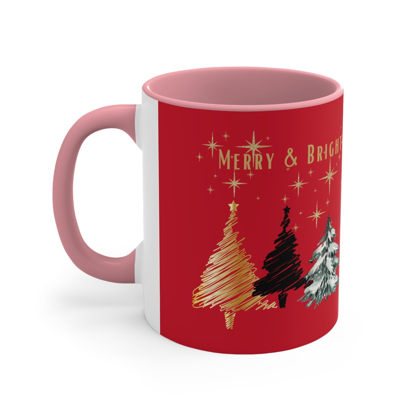 Merry Christmas Coffee Mug, Holiday Mug, Hot Chocolate Mug, Holiday Cheer, Red Coffee Mug, Christmas Mug