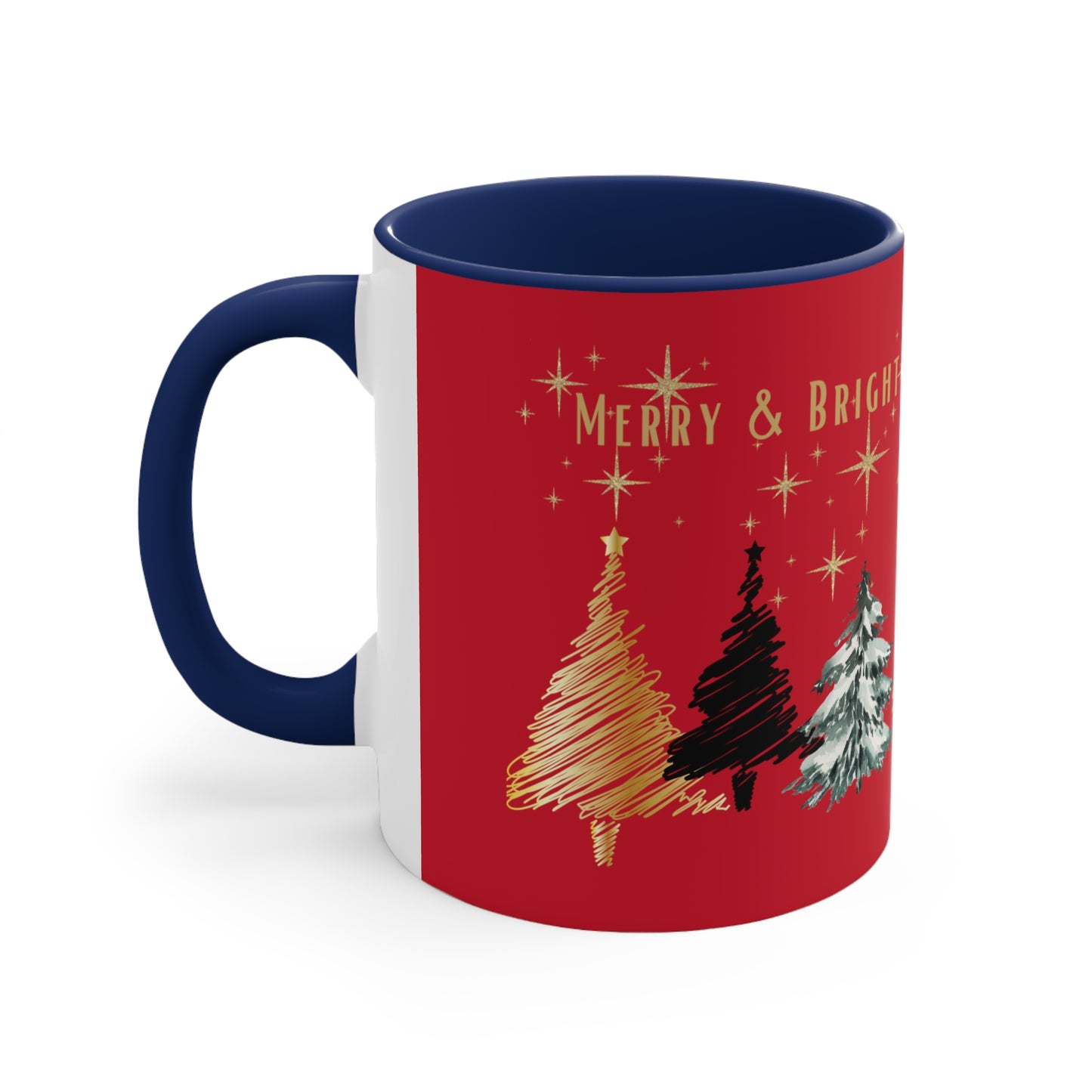 Merry Christmas Coffee Mug, Holiday Mug, Hot Chocolate Mug, Holiday Cheer, Red Coffee Mug, Christmas Mug