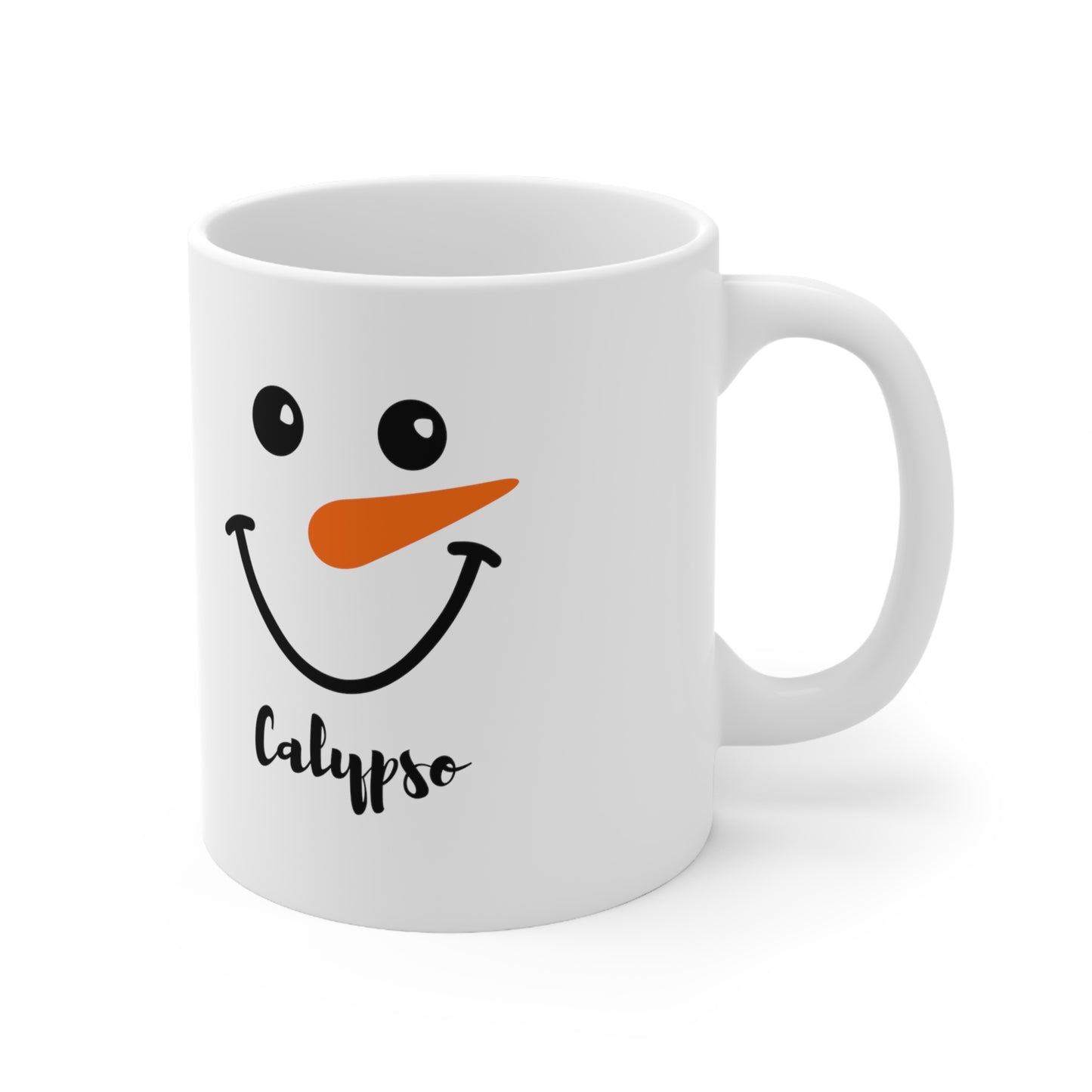 Snowman Mug - Christmas Mug - Custom Snowman Mug - Personalized Hot Chocolate Mug for Kids - Cute Holiday Mug - White Cocoa Mug