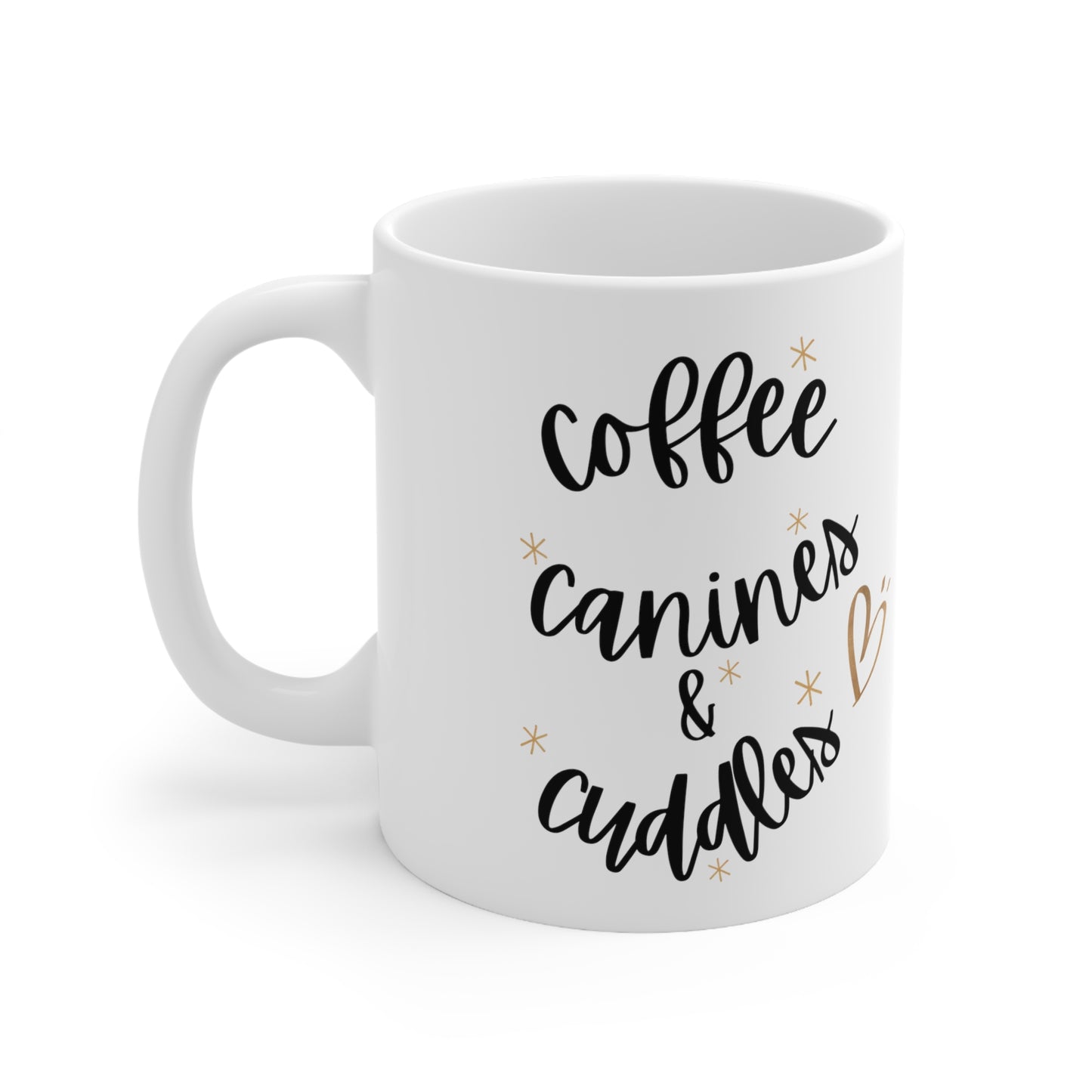 Coffee, Canines, & Cuddles Mug