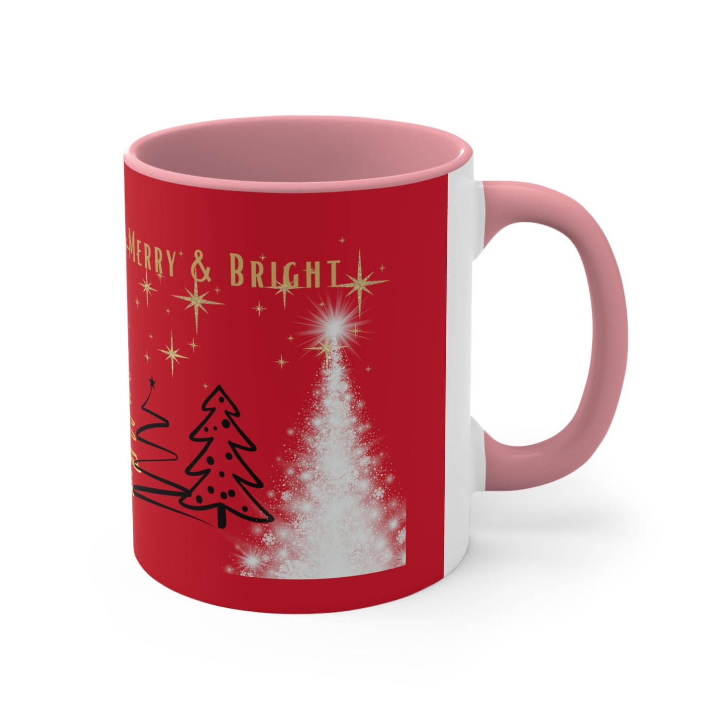 Merry Christmas Coffee Mug, Holiday Mug, Hot Chocolate Mug, Holiday Cheer, Red Coffee Mug, Christmas Mug