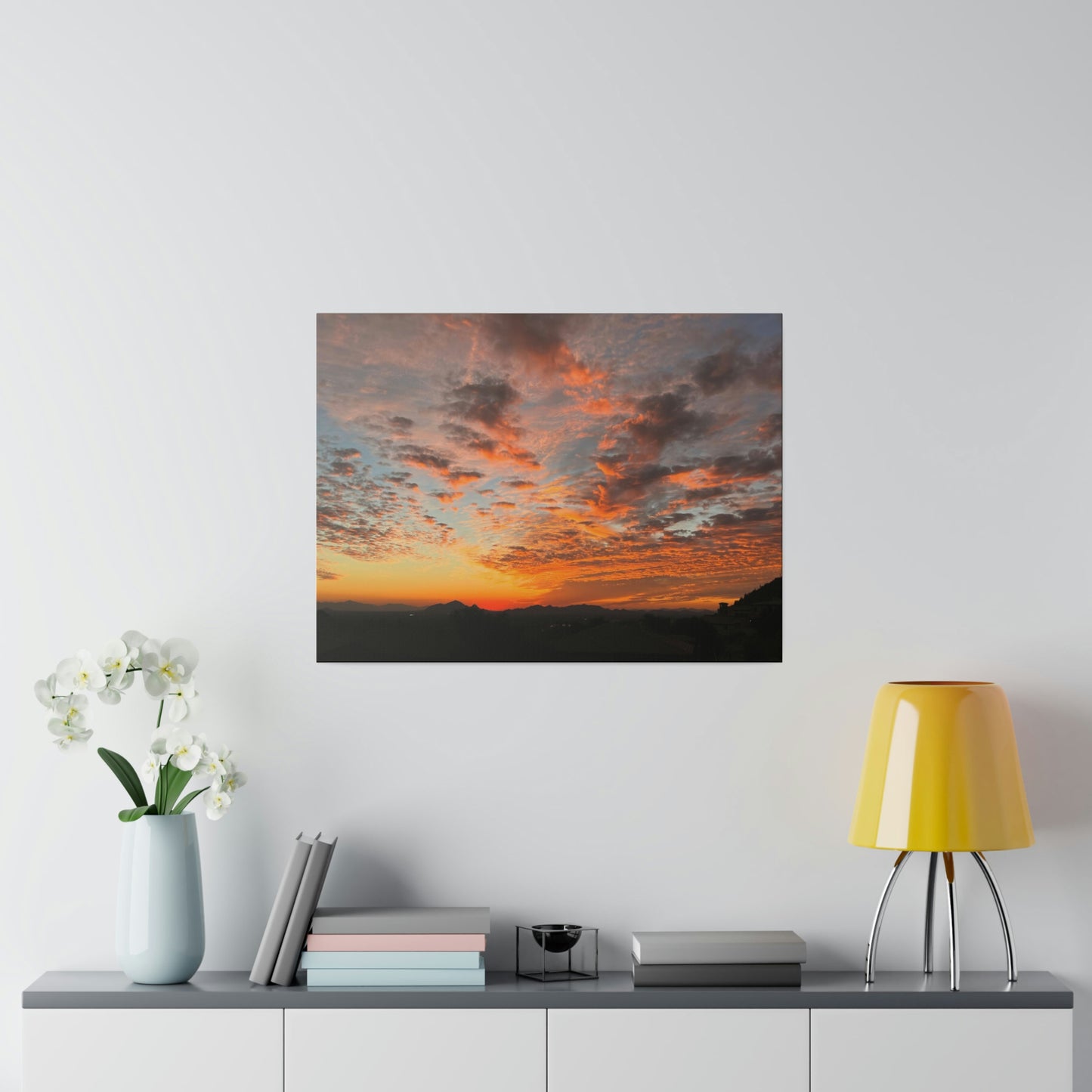 Arizona Desert on Matte Canvas