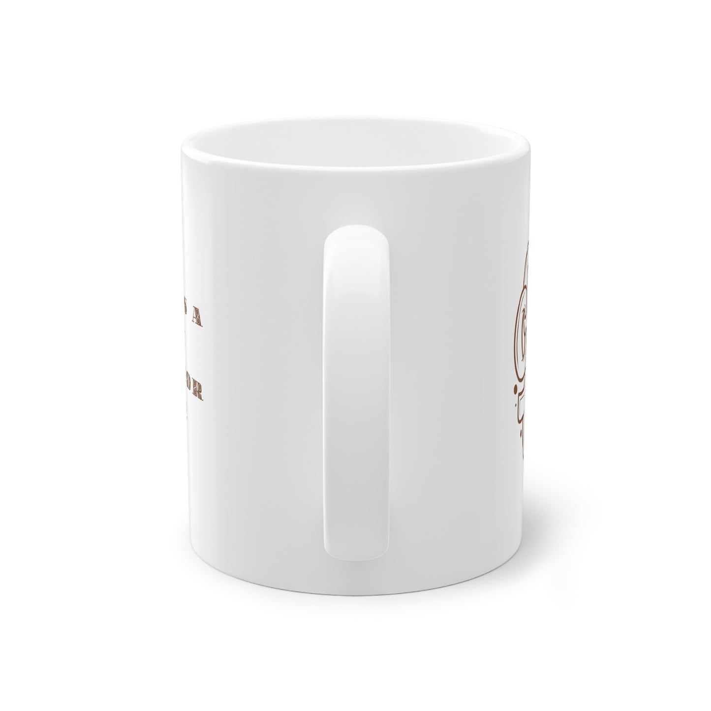 Coffee Time - A Yawn Is A Silent Scream For Coffee 11 oz Ceramic Mug