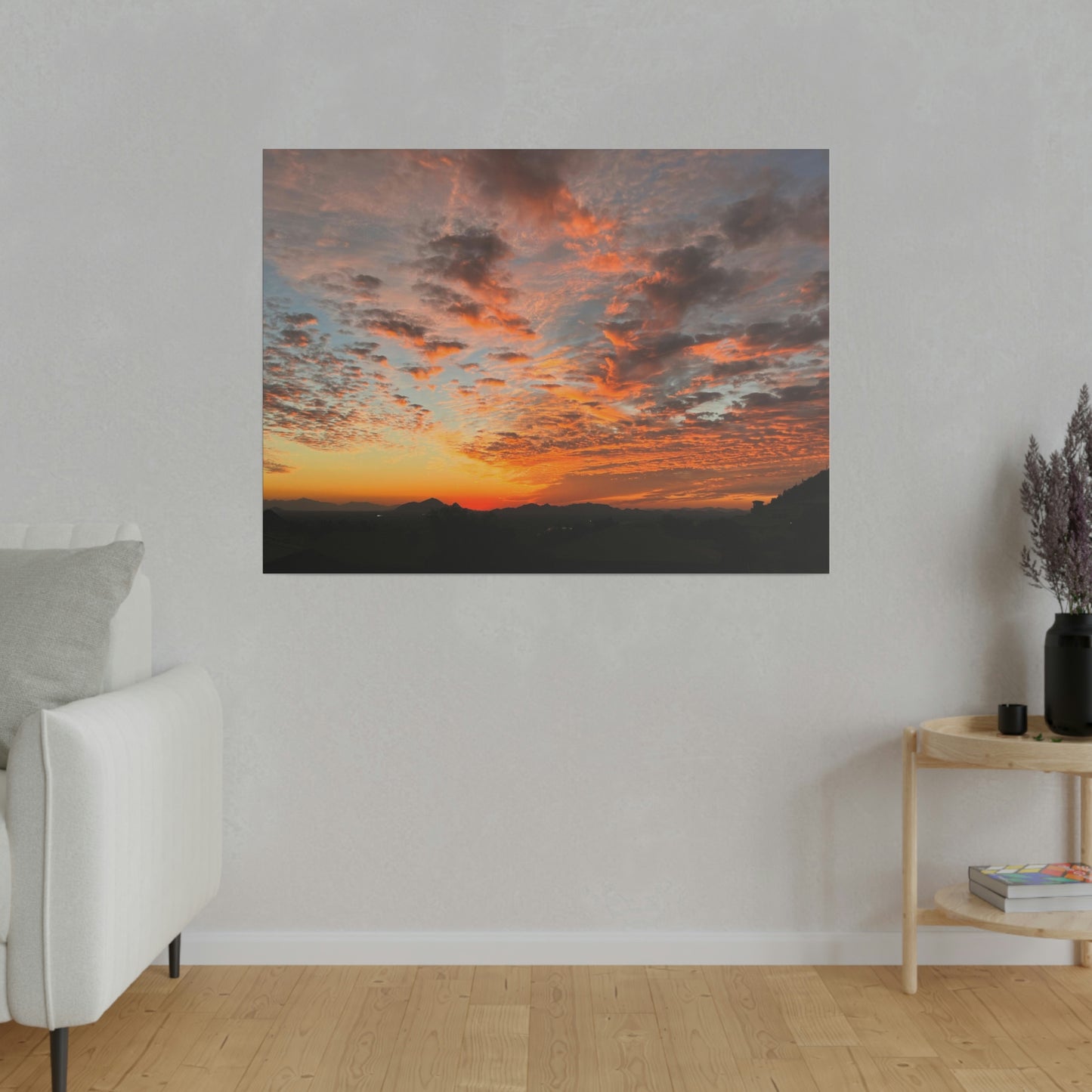 Arizona Desert on Matte Canvas