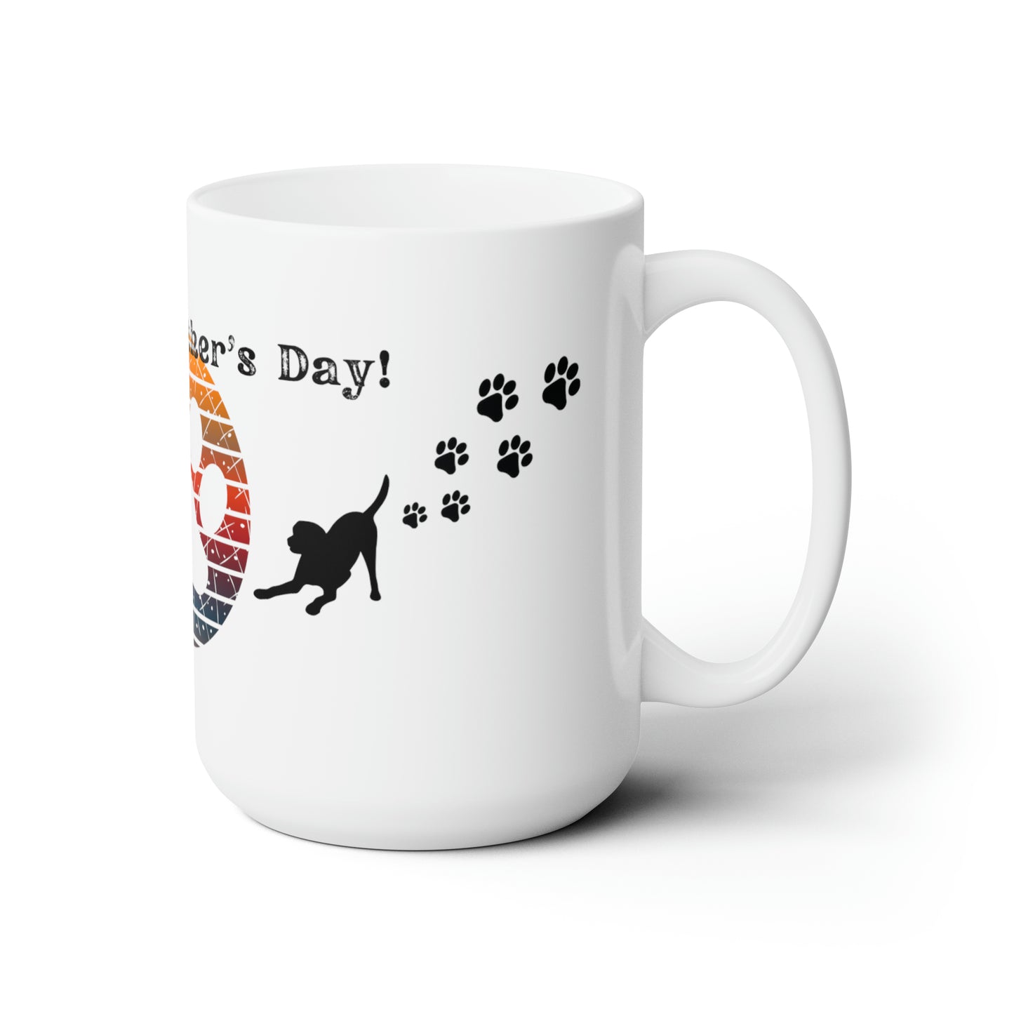 Happy Pawther's Day Ceramic Mug 15oz For Father's Day