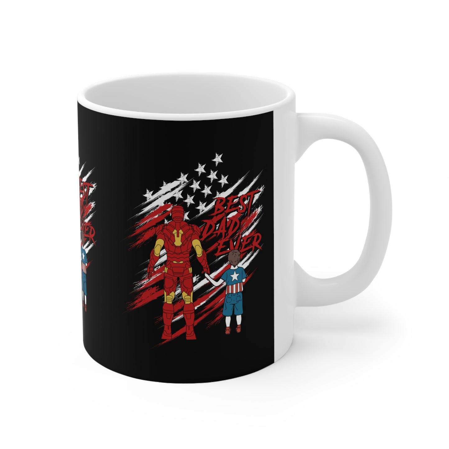 Best Dad Ever Superhero Coffee Mug, Father's Day gift for Dad