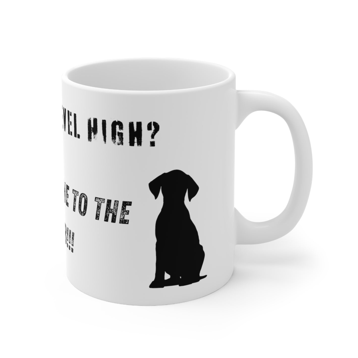 Stress Level High? Follow Me To The Lab Coffee Mug, 11 oz.