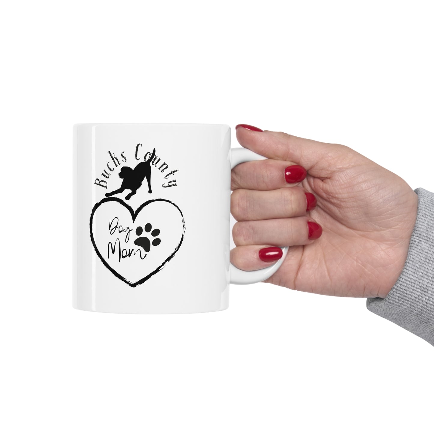 Bucks County Dog Mom 11 oz. Coffee Mug