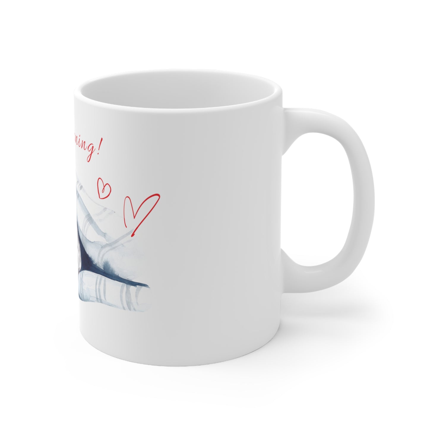 Good Morning Ceramic Coffee Mug 11oz