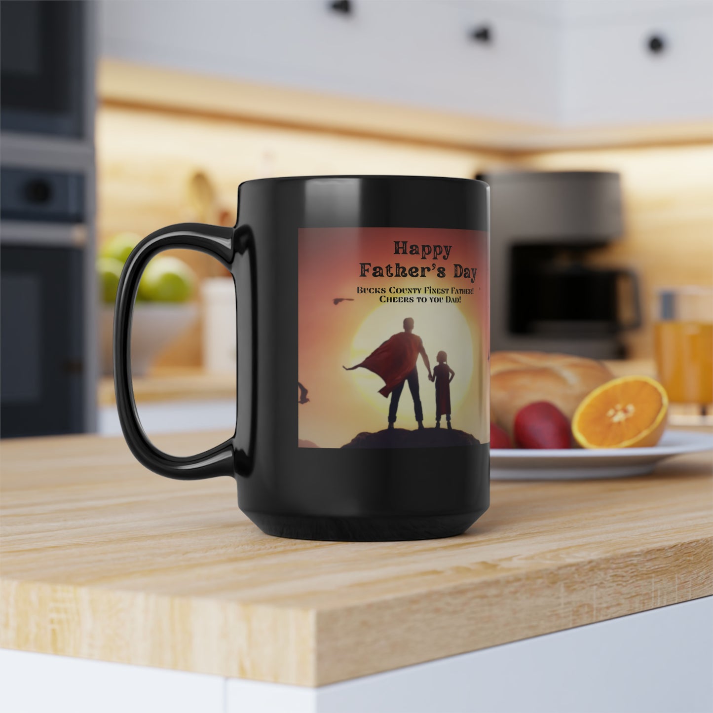 Happy Father's Day Bucks County 15 oz Mug