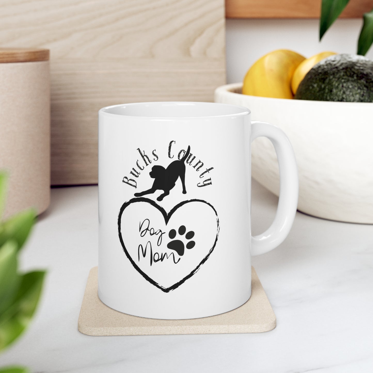 Bucks County Dog Mom 11 oz. Coffee Mug