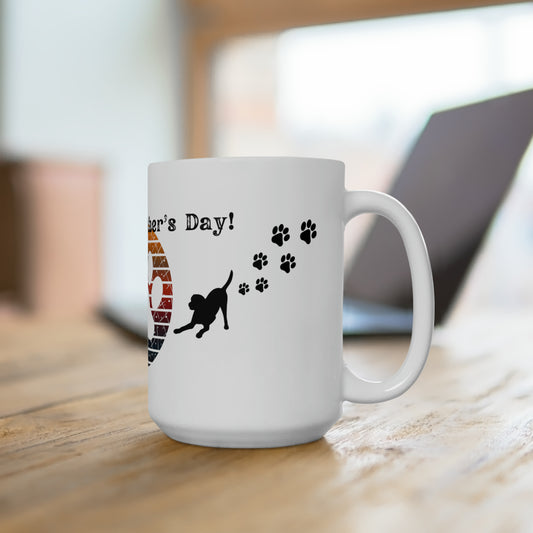 Happy Pawther's Day Ceramic Mug 15oz For Father's Day