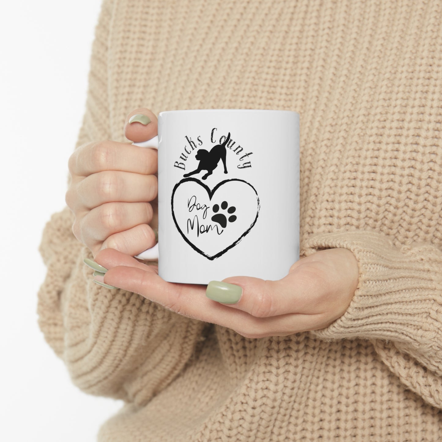 Bucks County Dog Mom 11 oz. Coffee Mug