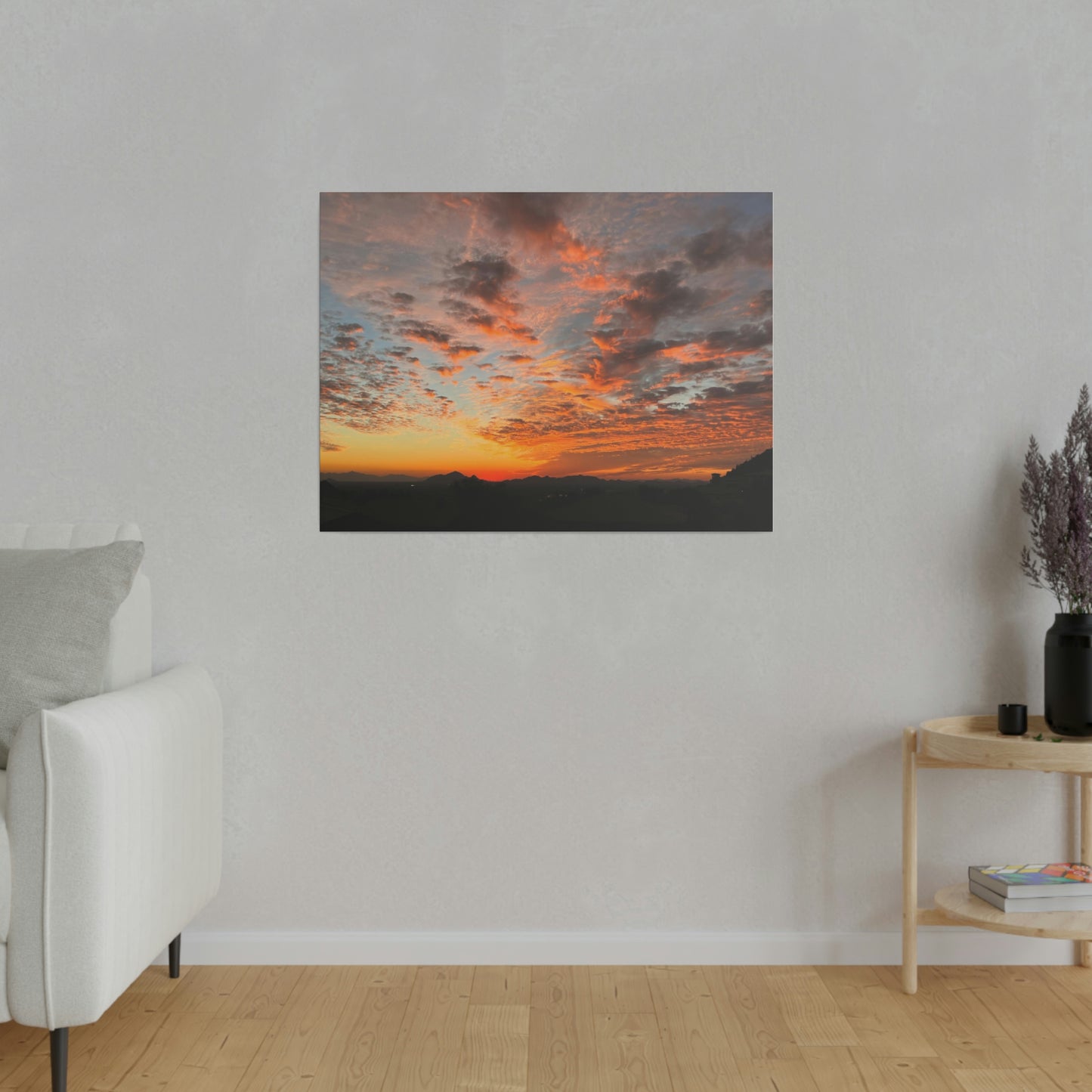 Arizona Desert on Matte Canvas